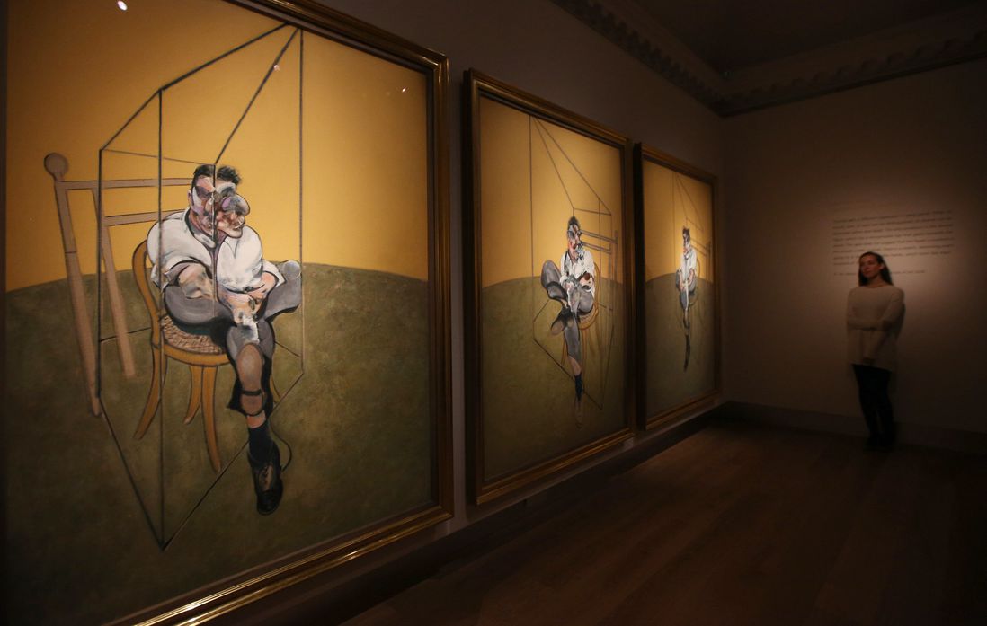 Francis Bacon's "Three Studies of Lucian Freud"